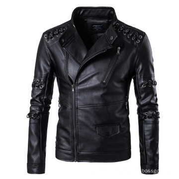 Motorcycle Leather Jacket for Man, Leather Coat Wholesale